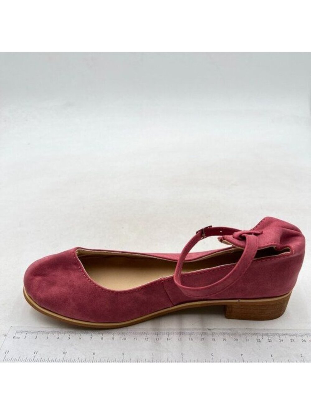 Women's Revona Low Wedge Ankle Strap Flats Shoes Pink